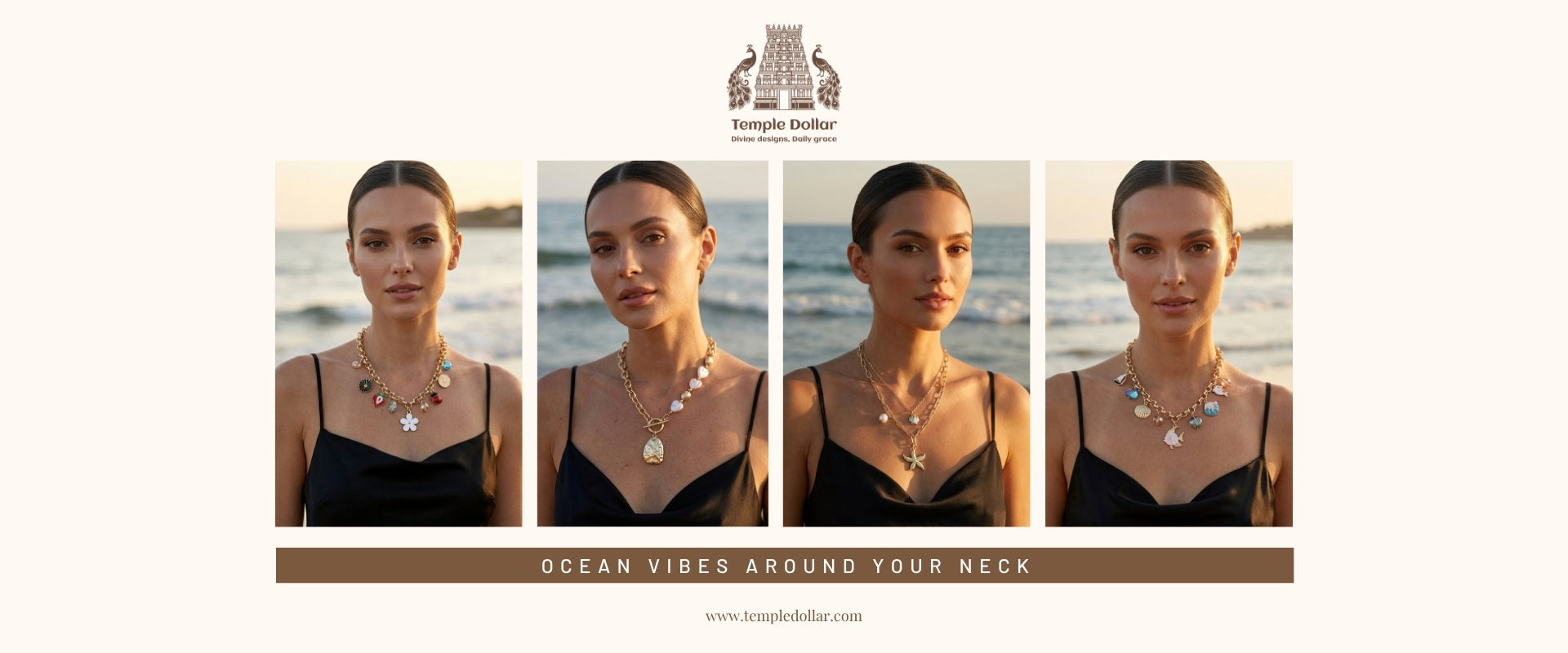 Beach and Boho Jewelry: Charm Necklaces, Layered Sets and Ring Stacks