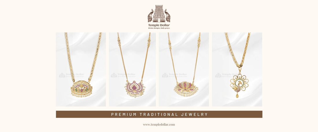 Temple Dollar Chains: The Soul of South Indian Jewelry