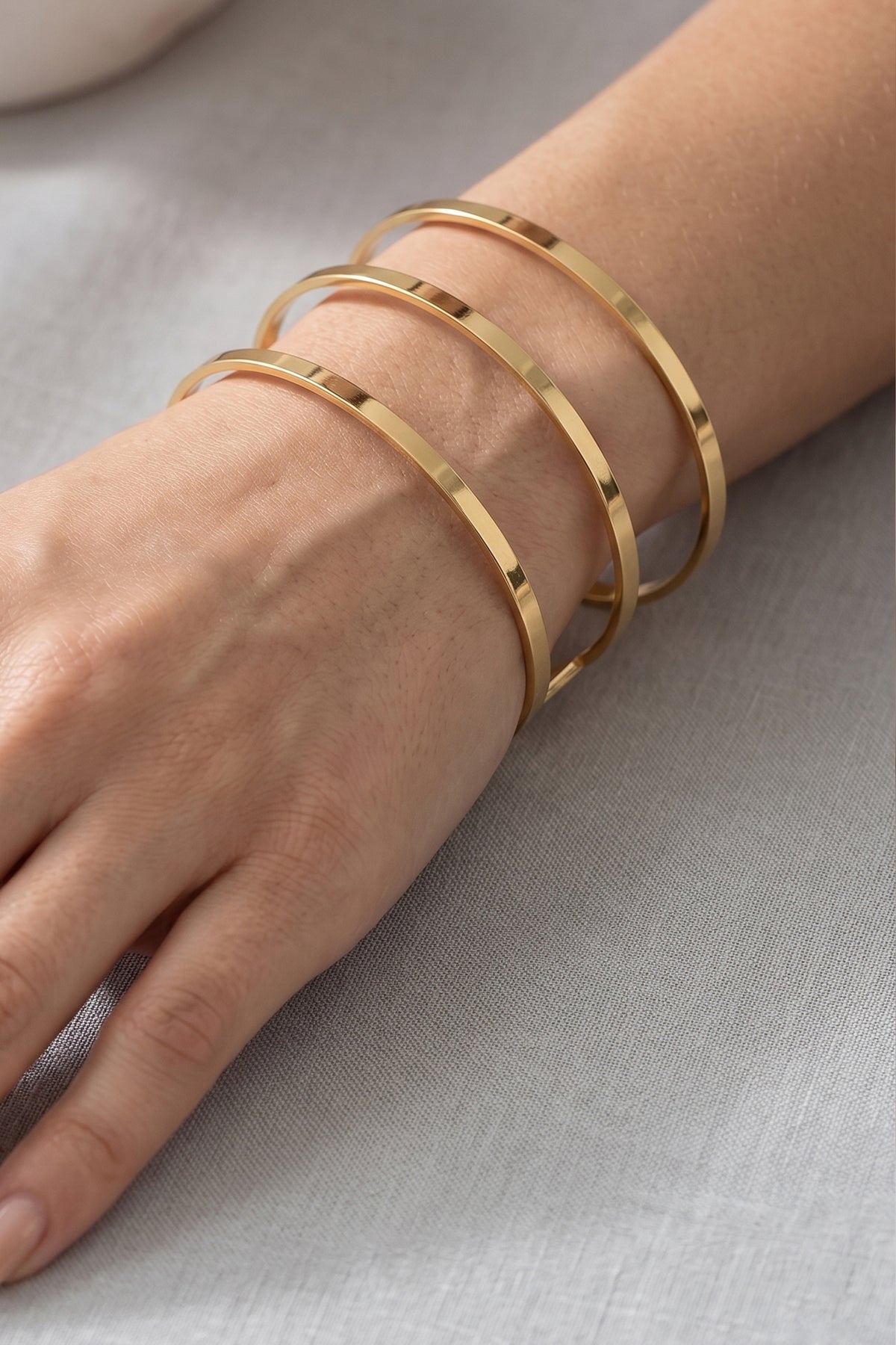 Wide Multi-band Open Statement Cuff