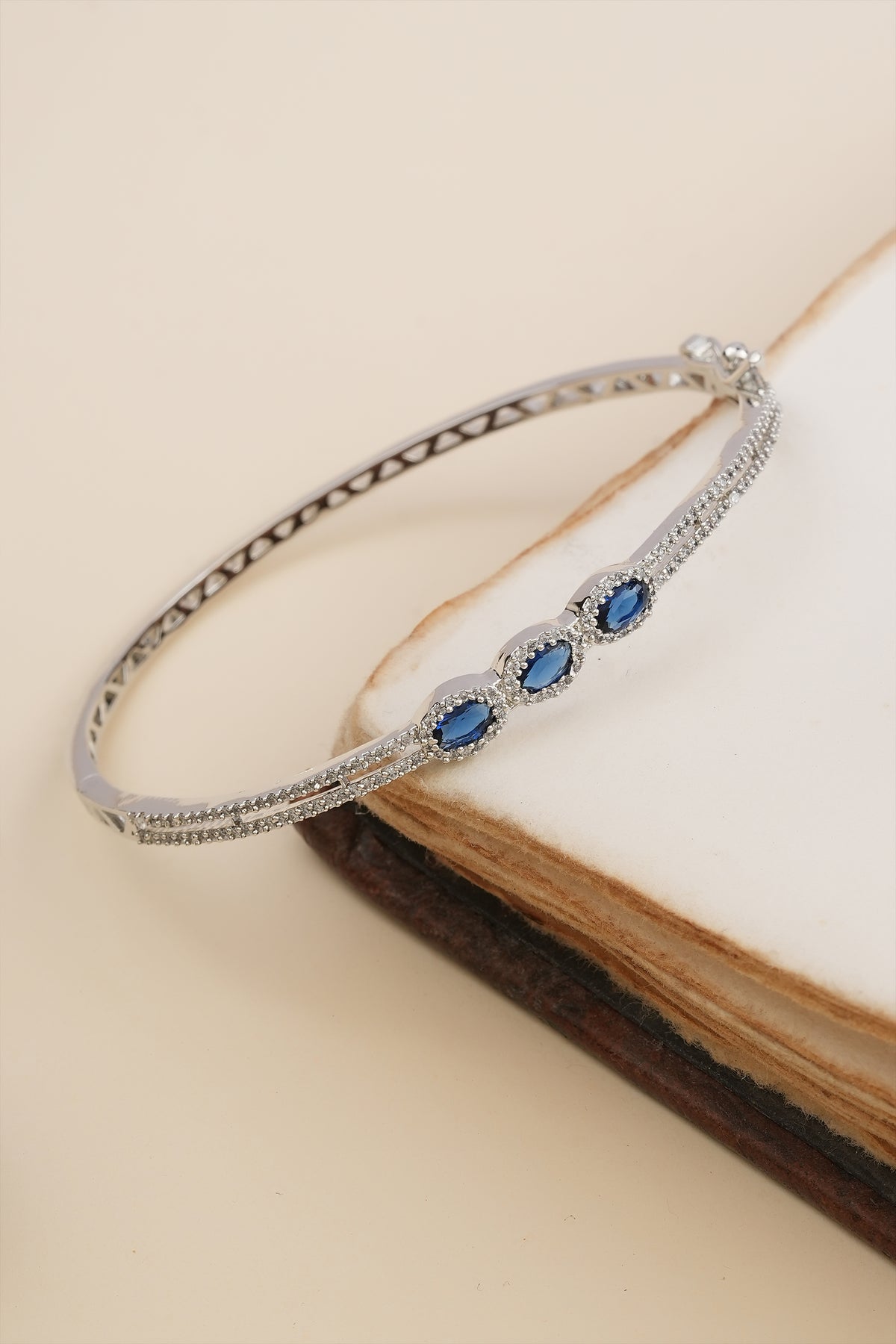 Sapphire Serenity Bangle