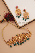 Antique Gold Lakshmi Temple Jewelry Set