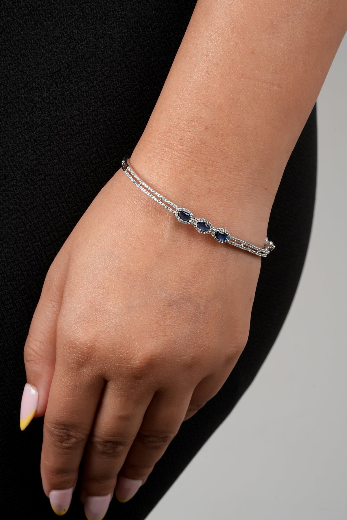 Sapphire Serenity Bangle