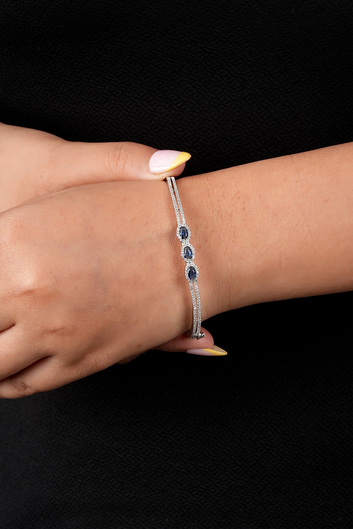 Sapphire Serenity Bangle