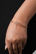 infinity gold plated bracelet
