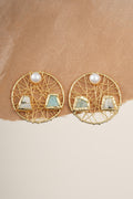 Amazonite Stone Earrings