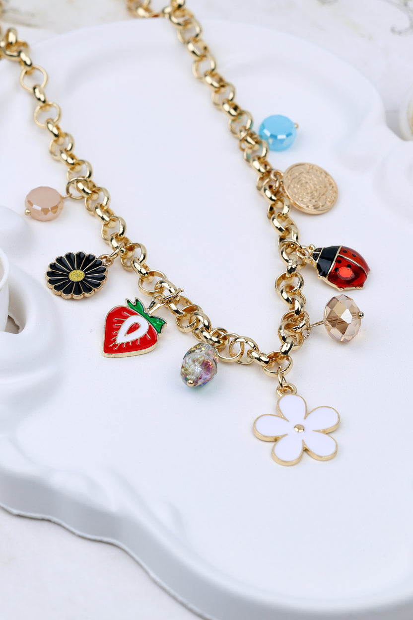 Petal Pop Charm Necklace