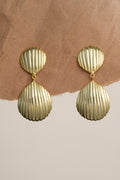 Shell-shaped Drop Earrings