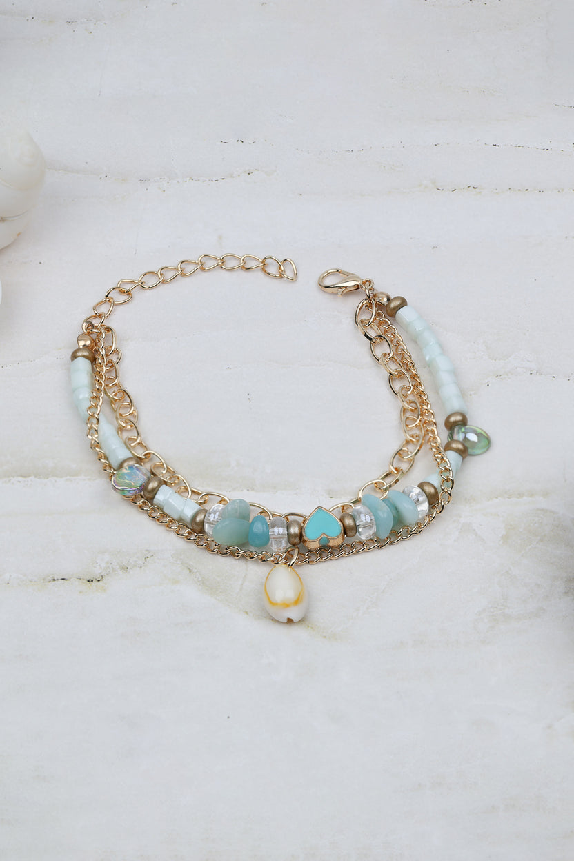 Ocean Beach Style Shell Bracelet
