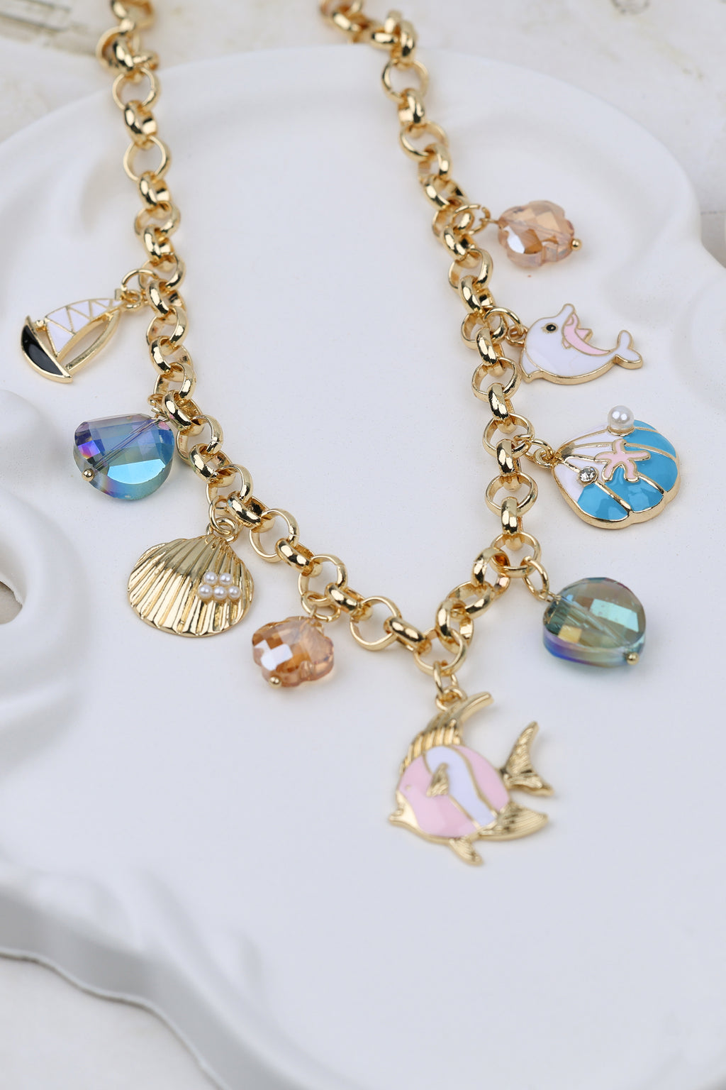 Ocean Life Charm Necklace