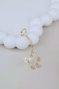 Gold Fourleaf Clover Ear Cuff