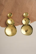 Hammered  Tiered Earring
