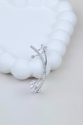 Crystal Silver Ear Cuff