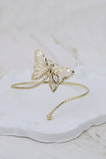 Gold Filigree Butterfly Arm Cuff