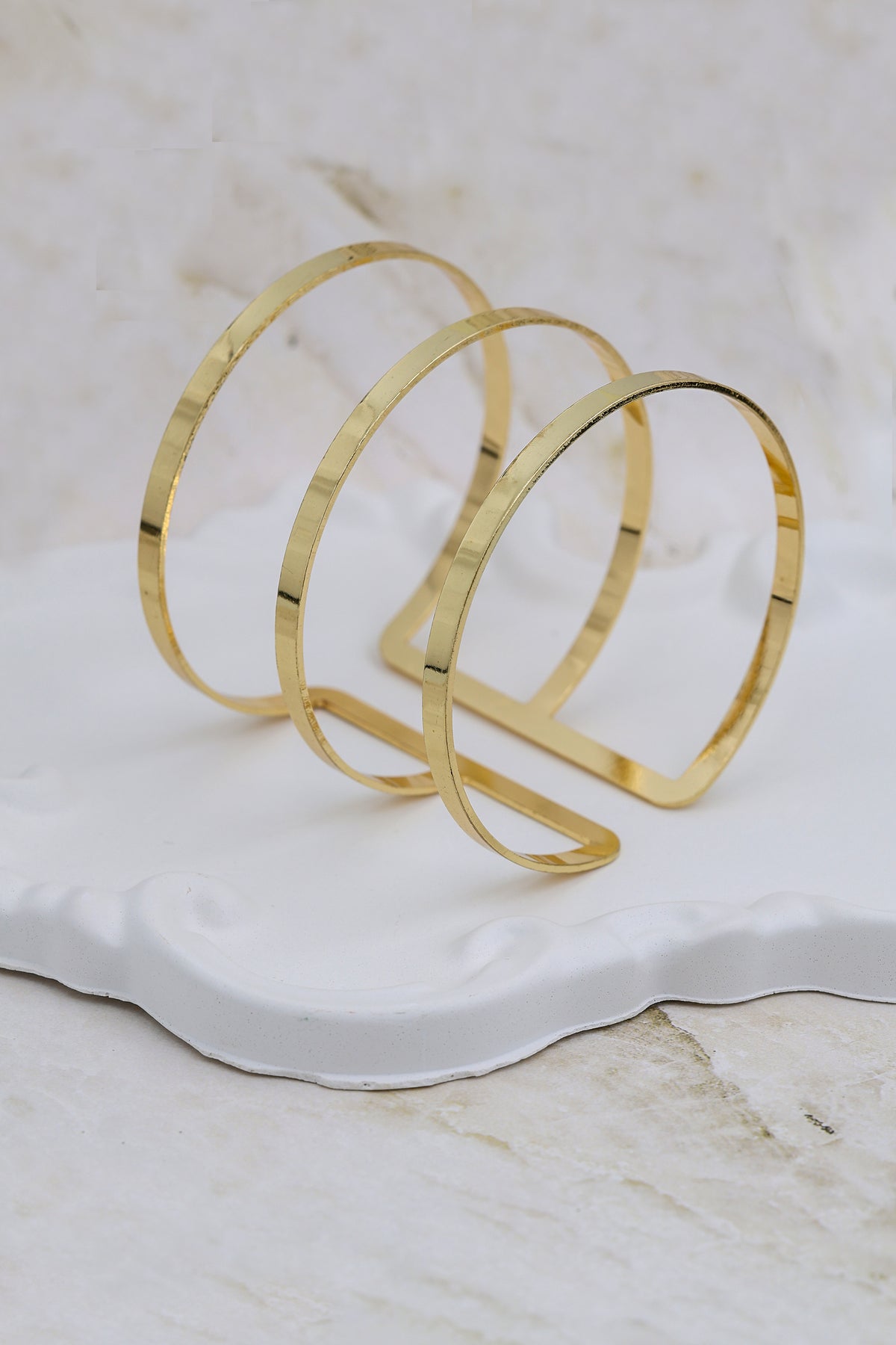 Wide Multi-band Open Statement Cuff