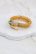 Serpent Mesh Wrap Bracelet
