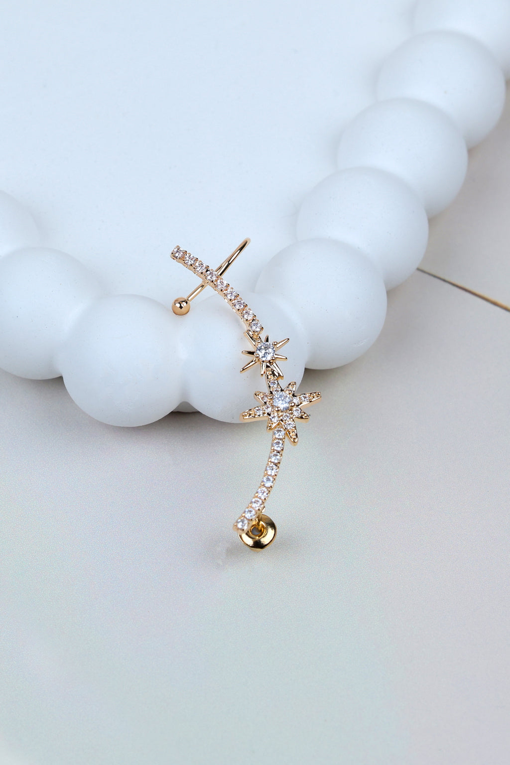 Gold Celestial North Star Ear Cuff