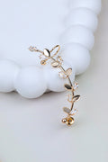Crystal Flower Ear Cuff