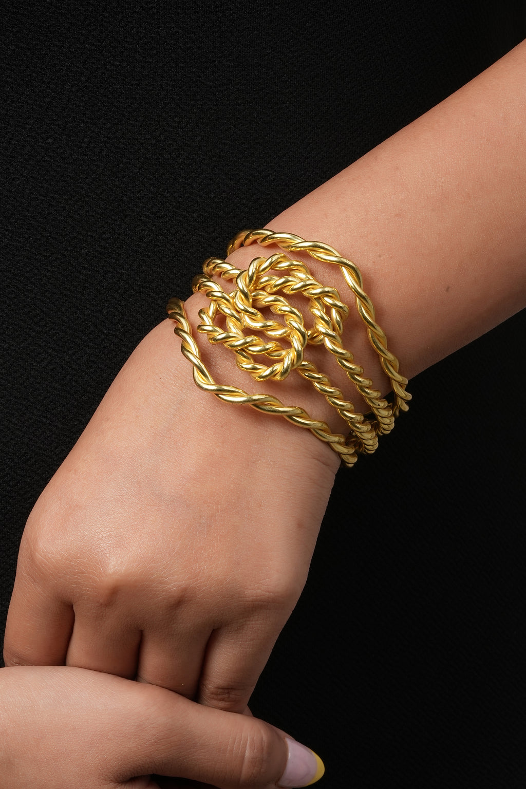 Twisted Wire Knot Cuff