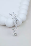 Floral Ear Silver Cuff