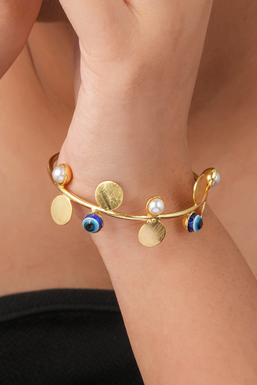 Evileye Brass Cuff