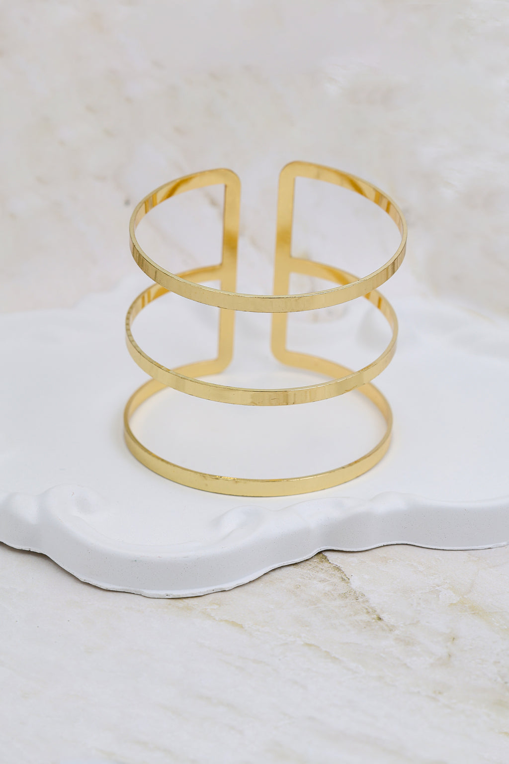 Wide Multi-band Open Statement Cuff