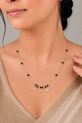 Dainty Polished Gold AD Mangalsutra