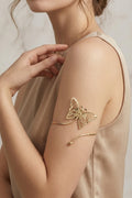 Gold Filigree Butterfly Arm Cuff