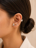 Crystal Golden Ear Cuff