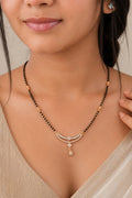 Rose Gold Prestige Diamond Mangalsutra Necklace For Women