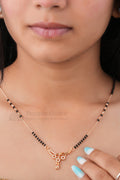 Grace Curve Crystal Drop Mangalsutra
