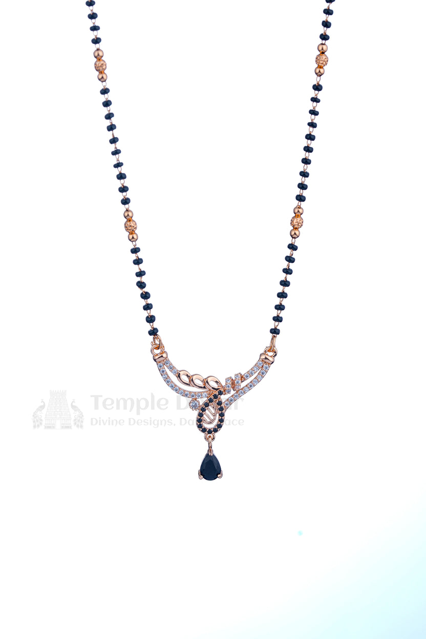 Royal Sapphire Drop Mangalsutra