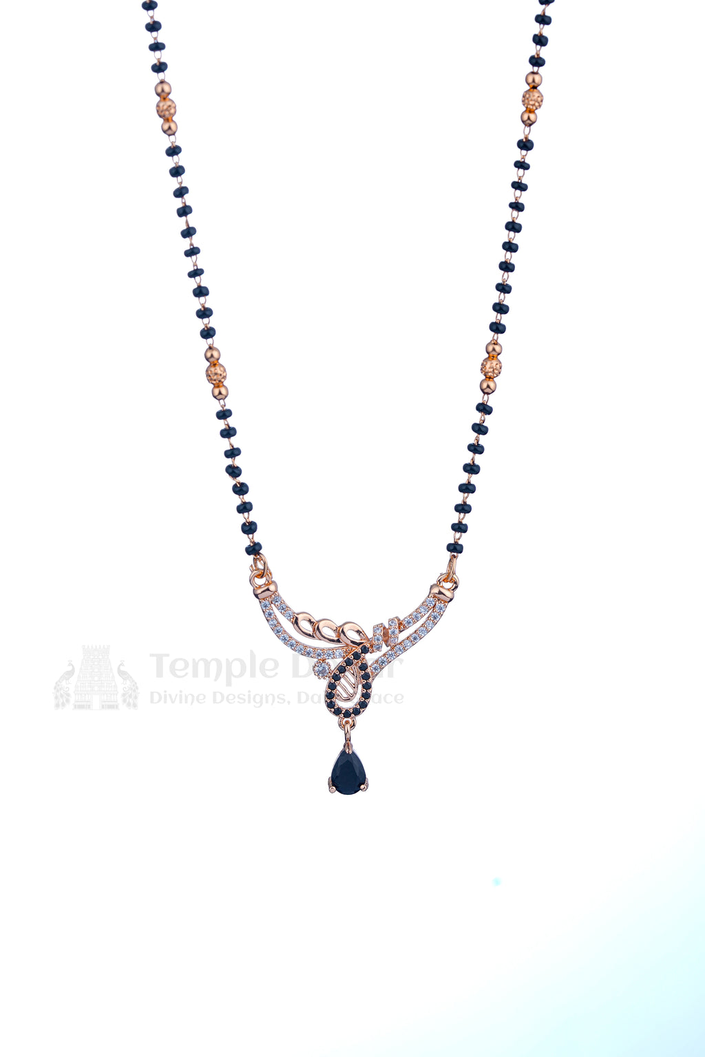 Royal Sapphire Drop Mangalsutra