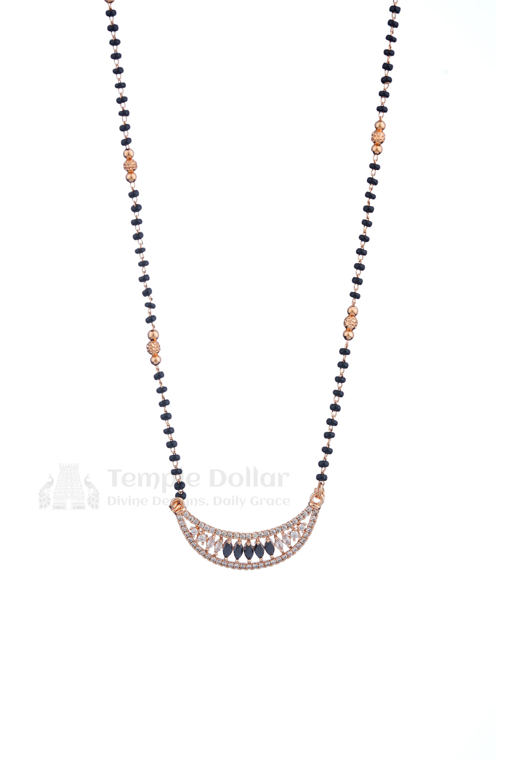 Royal Crescent Blue Mangalsutra