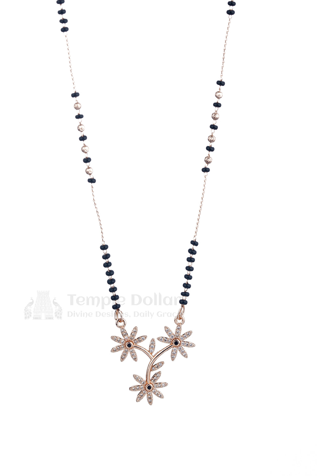 Triple Floral Bloom Mangalsutra