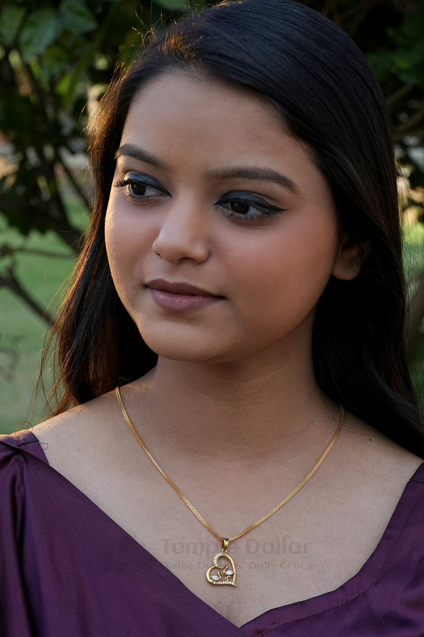 Circular Ruby Halo Pendant