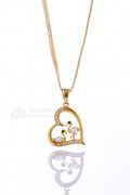 Elegant Swan Heart Pendant