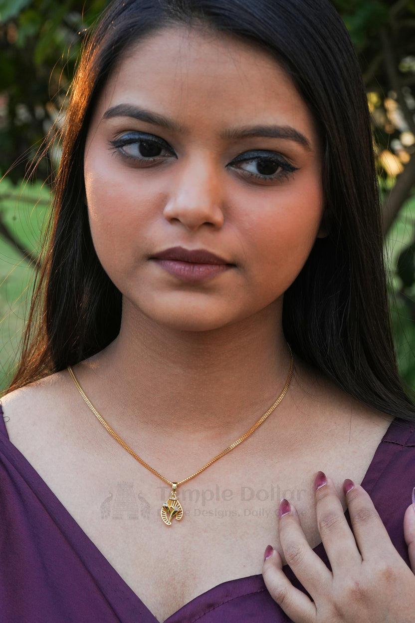 Swan Heart Crystal Pendant