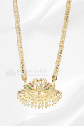 Twin Swan Annapakshi Pendant with Fancy Box Chain
