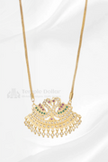 Twin Swan Annapakshi Pendant with Twisted Rope Chain
