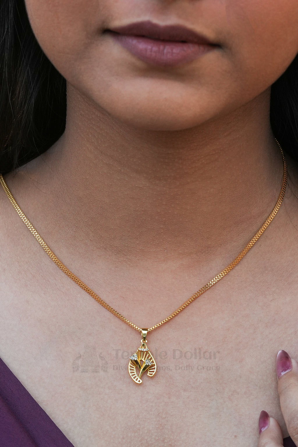 Swan Heart Crystal Pendant