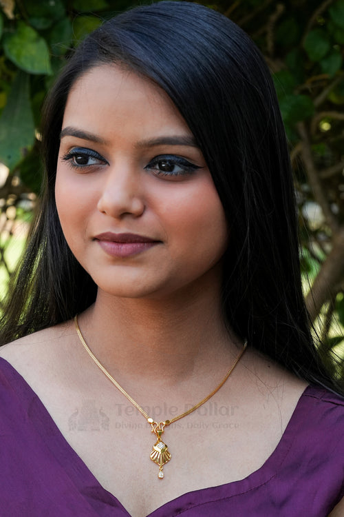 Elegant Kamalam (Lotus) Motif Temple Dollar