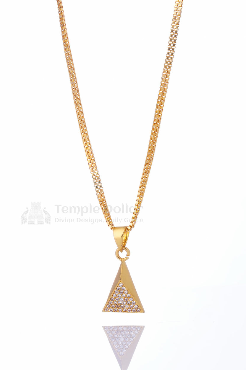 Modern Rose Circle Pendant