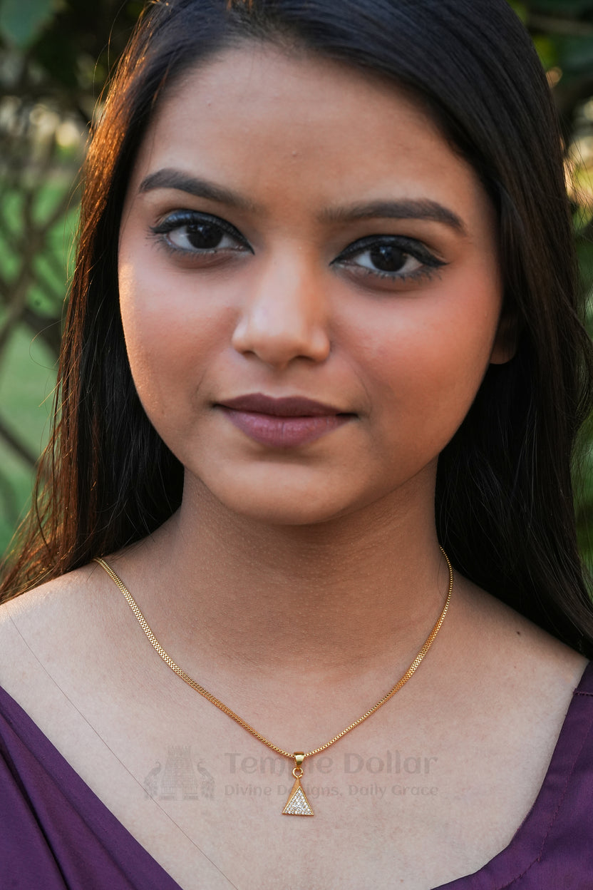 Modern Rose Circle Pendant