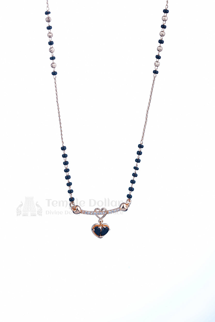 Heart Love Pendant Mangalsutra