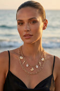 Layered Nautical Charm Necklace