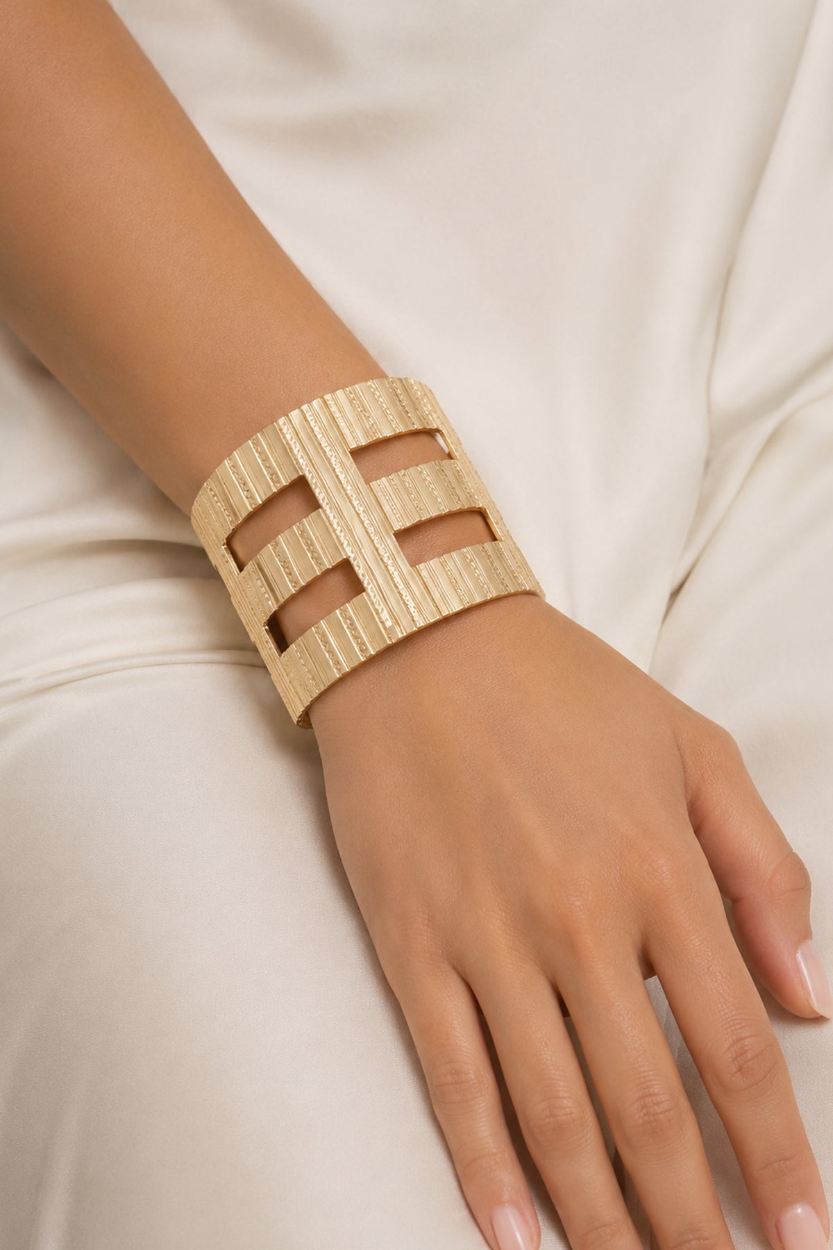 Gold Gladiator Statement Cuff