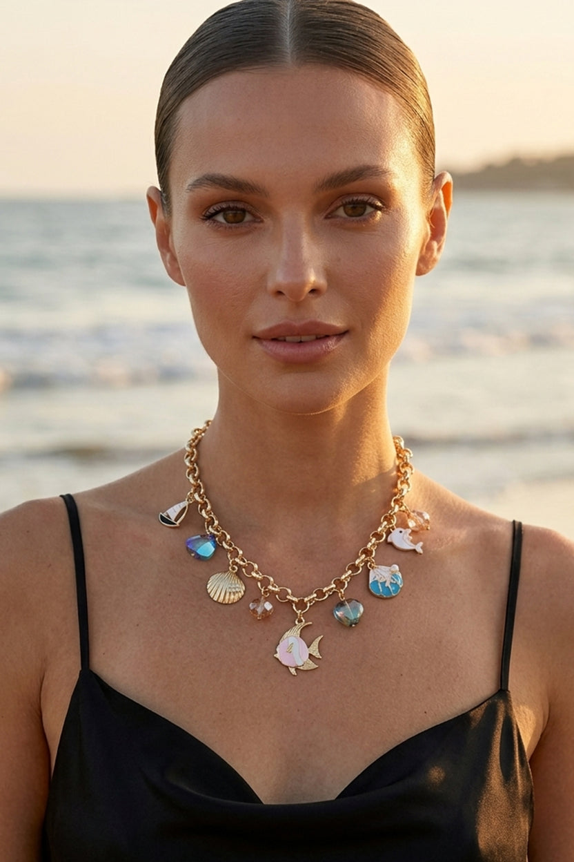 Ocean Life Charm Necklace