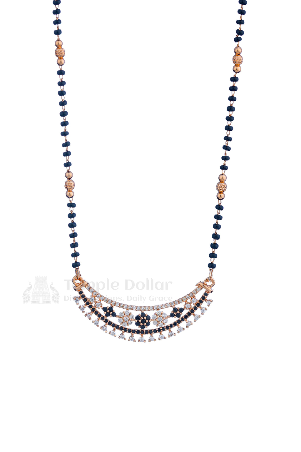 Midnight Bloom Designer Mangalsutra