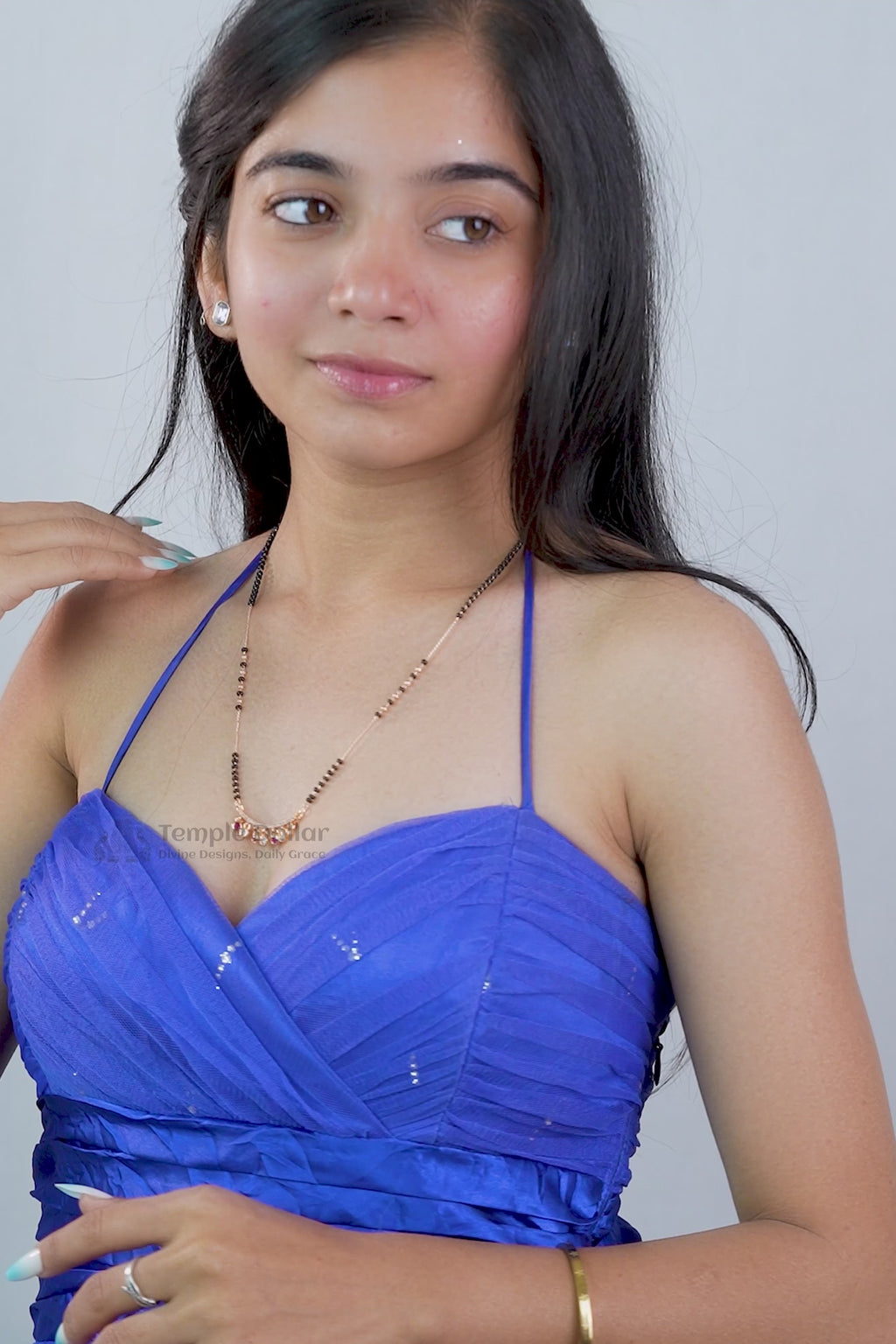 Ruby Charm Drop Mangalsutra