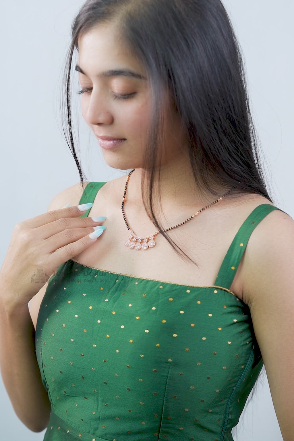 Royal Disc Charm Mangalsutra